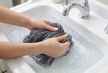 Microvezel haarhanddoek wassen