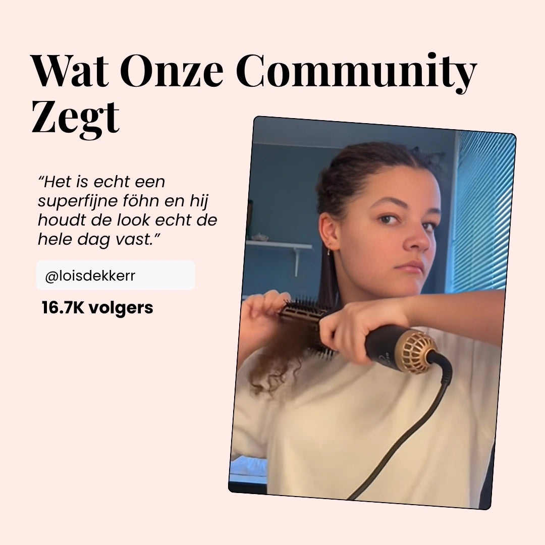 Beyeza multistyler met ovale borstelkop voor extra volume.