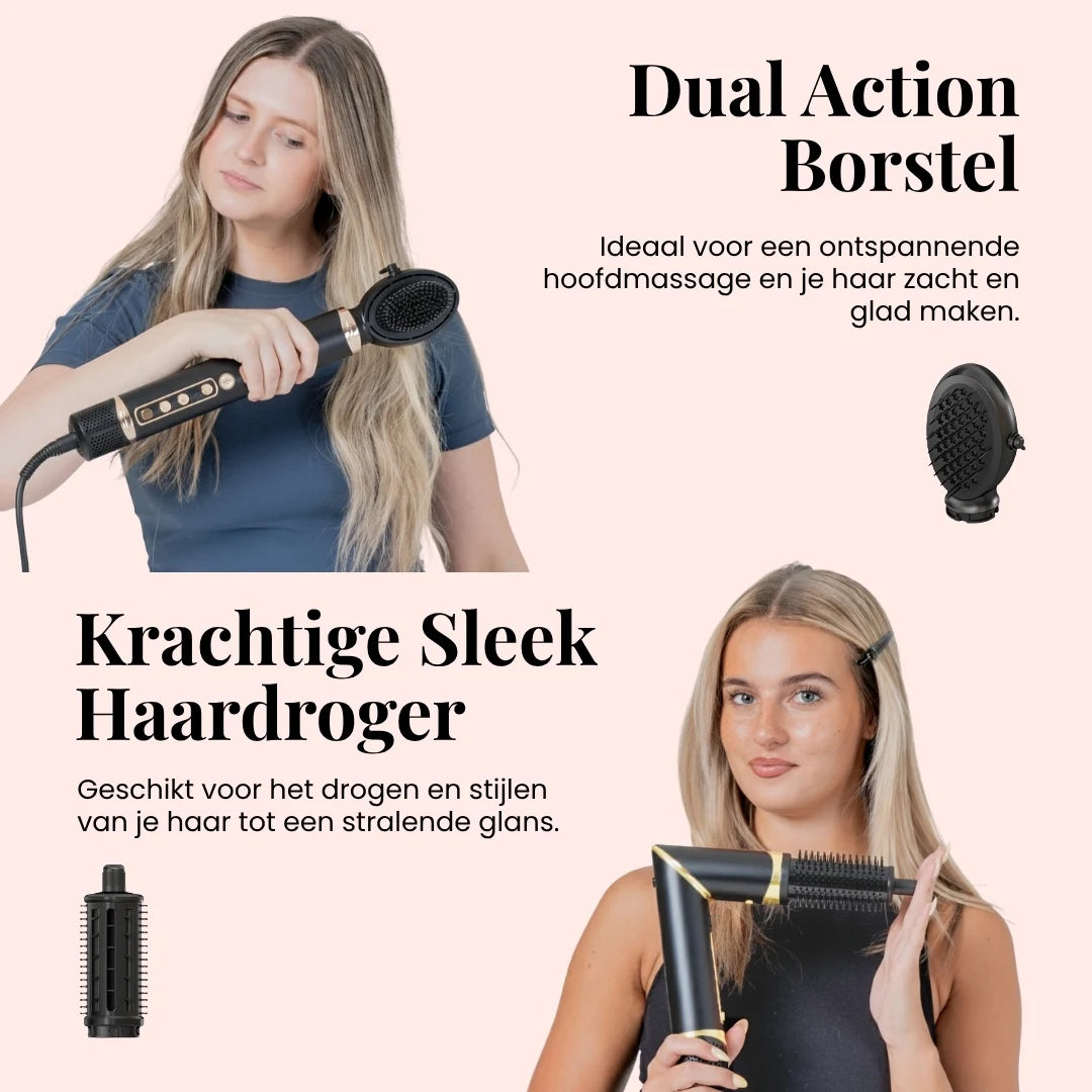 Beyeza CurlPro Ultrastyler creëert gladde stijlen en natuurlijke krullen moeiteloos.