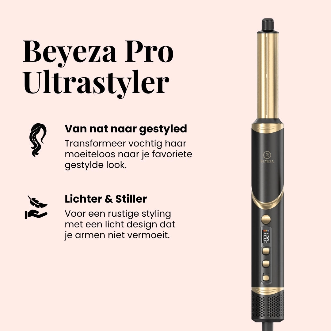 Complete 8-in-1 airstyler met föhnborstel en automatische krultang.