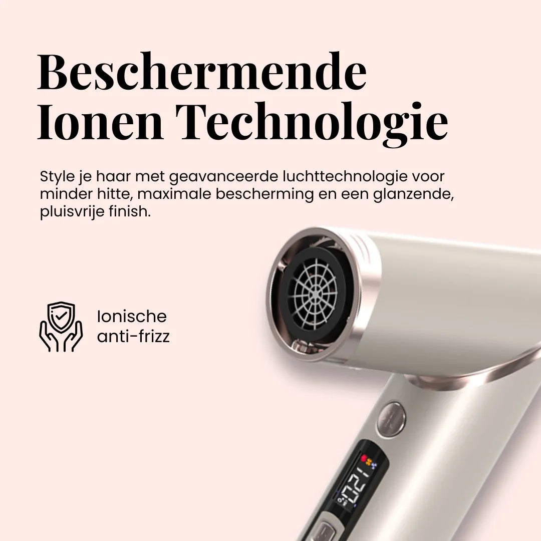Multifunctionele airstyler met 8 opzetstukken voor elke haarstijl