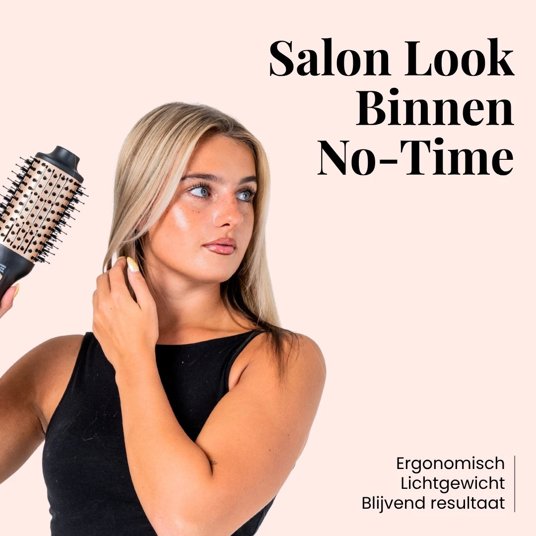 Haarstyling borstel met koude-lucht stand voor langdurig resultaat.