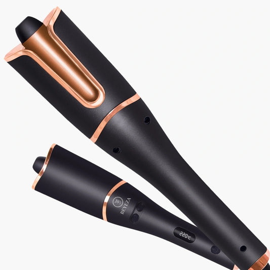 Beyeza automatische krultang met keramische coating voor glanzende krullen.