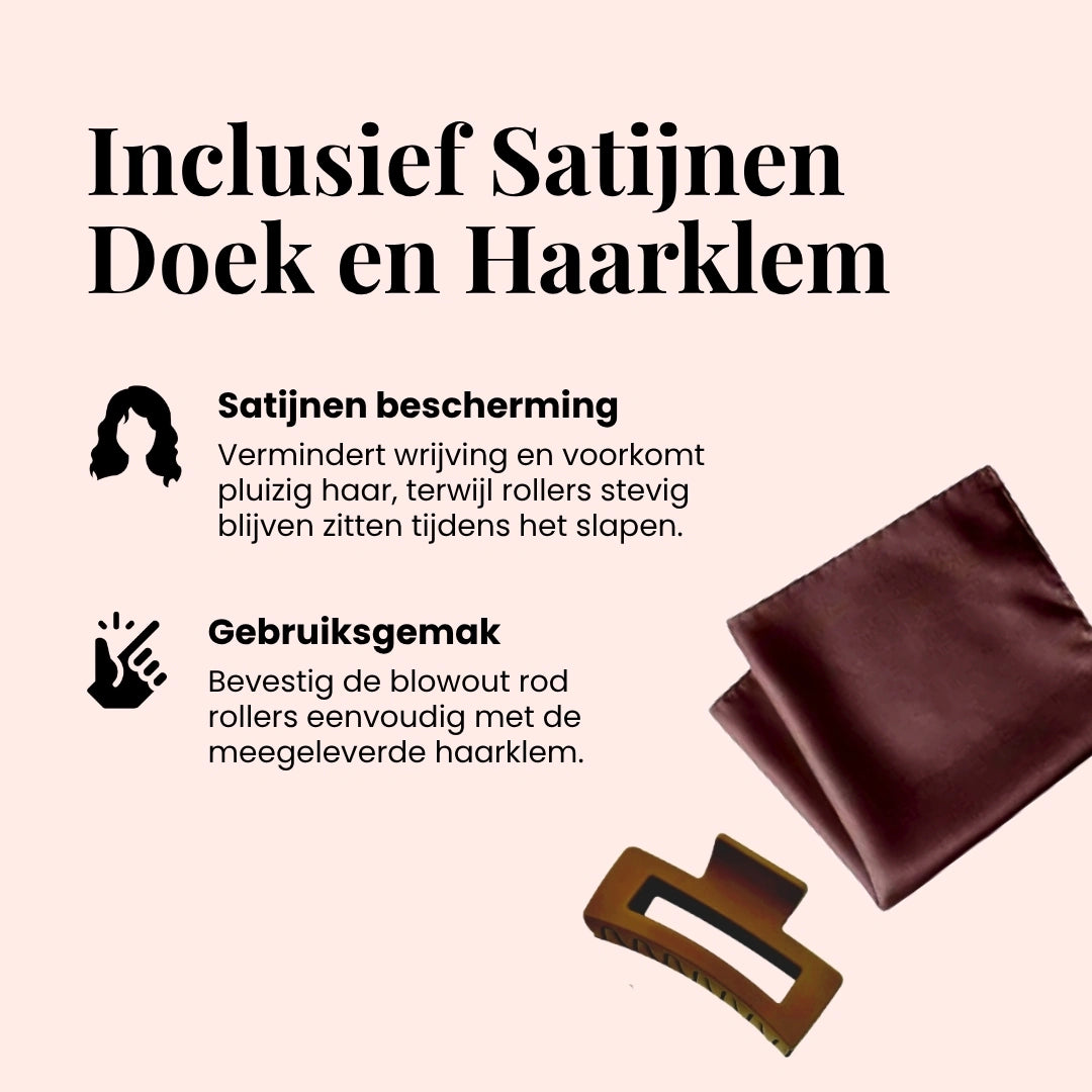 Beyeza heatless curls rollers geven je haar een zachte glans