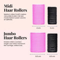Beyeza 32 delige haarrollers set voor strakke en losse golven.