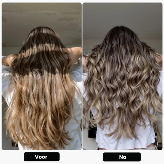 Beyeza elektrische krultang met ionische technologie tegen pluizig haar.