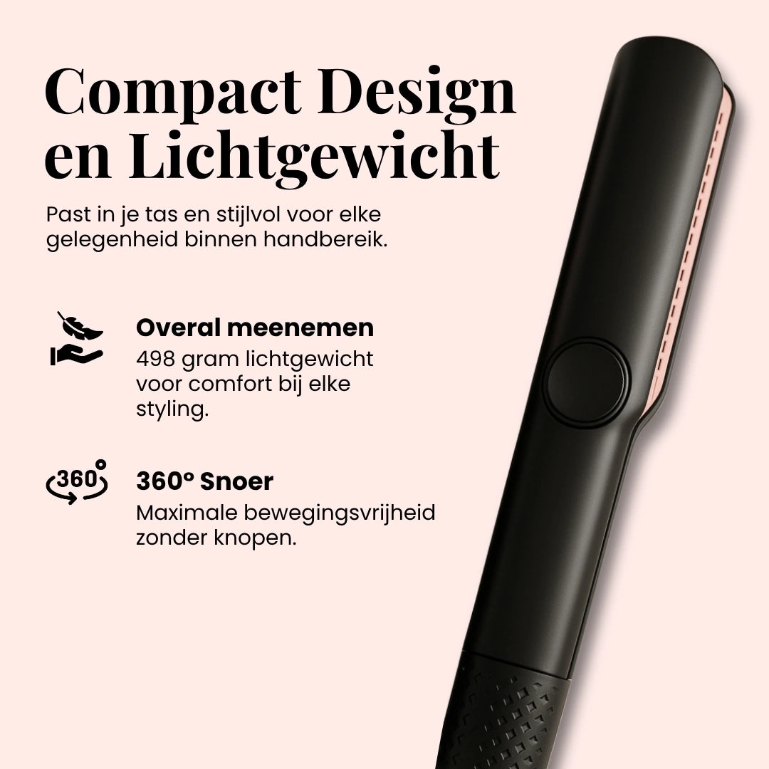 Beyeza FlowStraight creëert moeiteloos glad haar met minder hittebeschadiging.