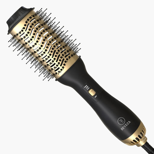 Beyeza föhnborstel 4-in-1 voor glanzend en pluisvrij haar.