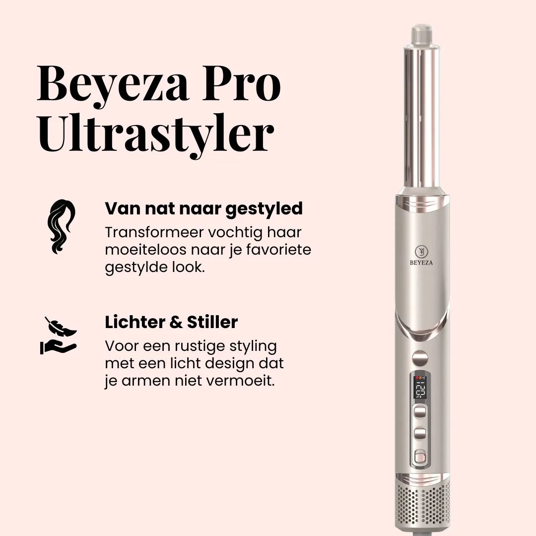 Beyeza automatische krultang met Coanda Airflow voor natuurlijke krullen