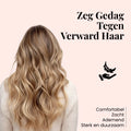 Beyeza waterabsorberende haarhanddoek met knopen voor perfecte pasvorm