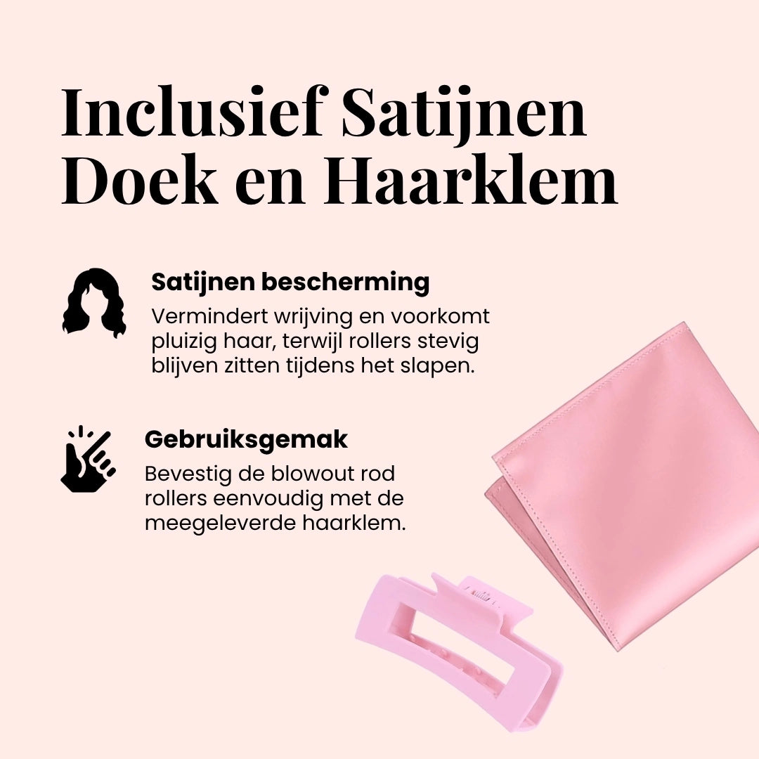 Beyeza haarrollers geven zacht, glanzend en gezond haar zonder föhn.