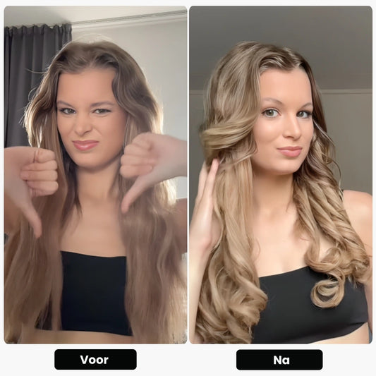 Beyeza thermische borstel zorgt voor volumineus en glanzend haar.