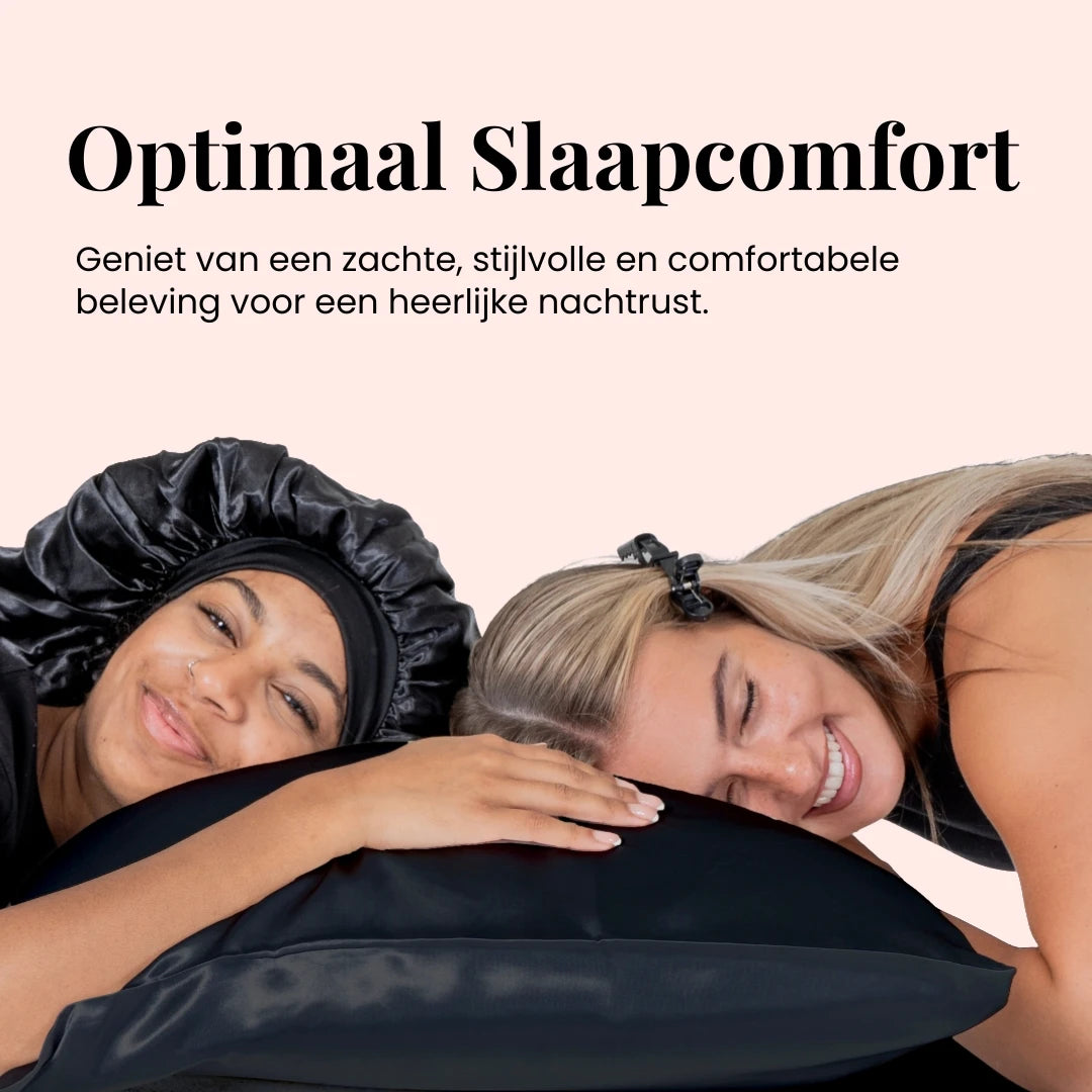 Beyeza satijnen kussenslopen set biedt ultiem slaapcomfort en haarverzorging