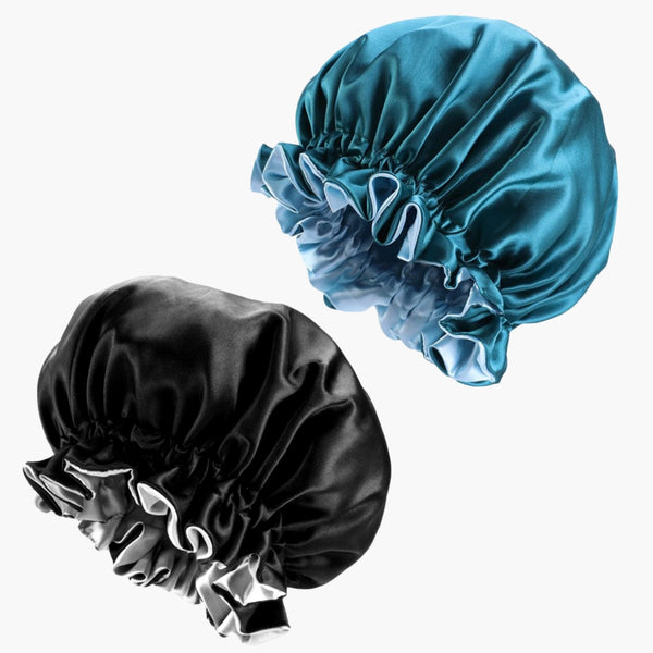 Een bonnet van 100% moerbei zijde. Gewoon, omdat je haar meer verdiend dan satijn geweven polyester