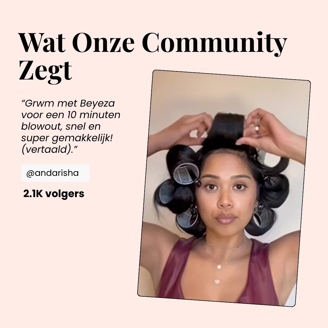 Creëer moeiteloos heatless curls met zachte haarrollers.