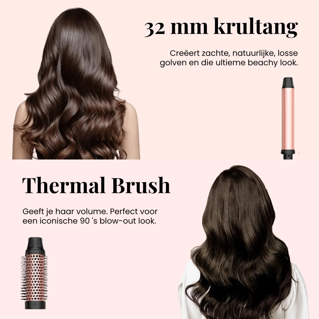 Beyeza krulset met Smart Power Off functie voor veilig gebruik.