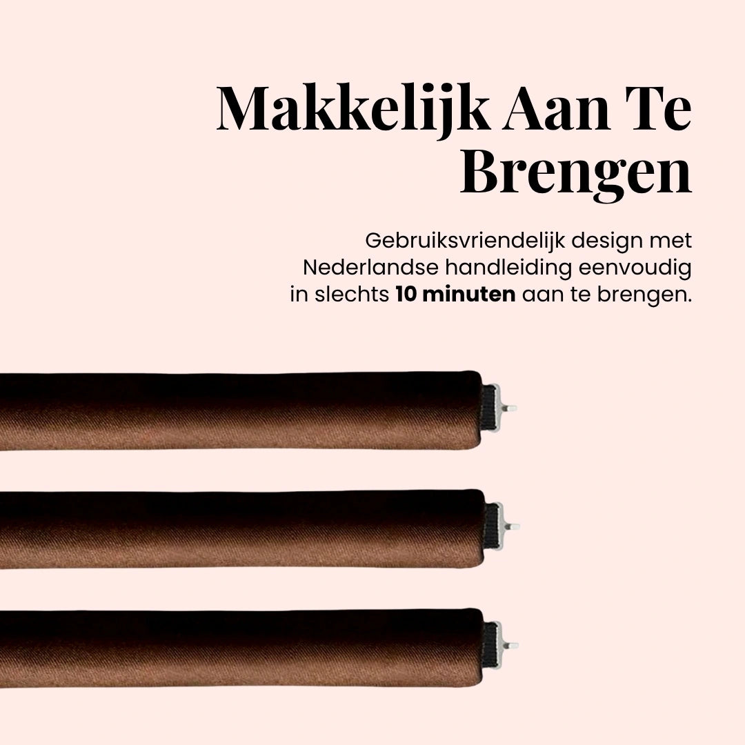 Heatless curls blowout set voorkomt haarbreuk en gespleten punten