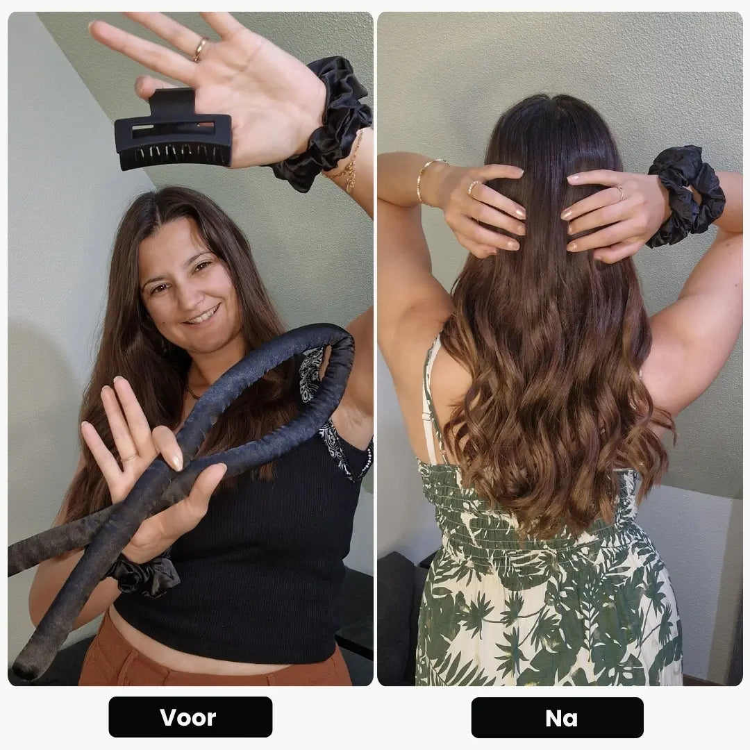 Heatless curls zorgt voor natuurlijk glanzende en gezonde krullen