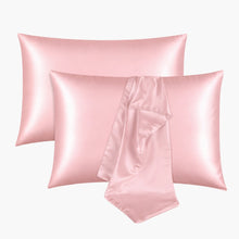 Beyeza Satijnen Kussensloop - 2 Stuks - Roze - 60x70cm