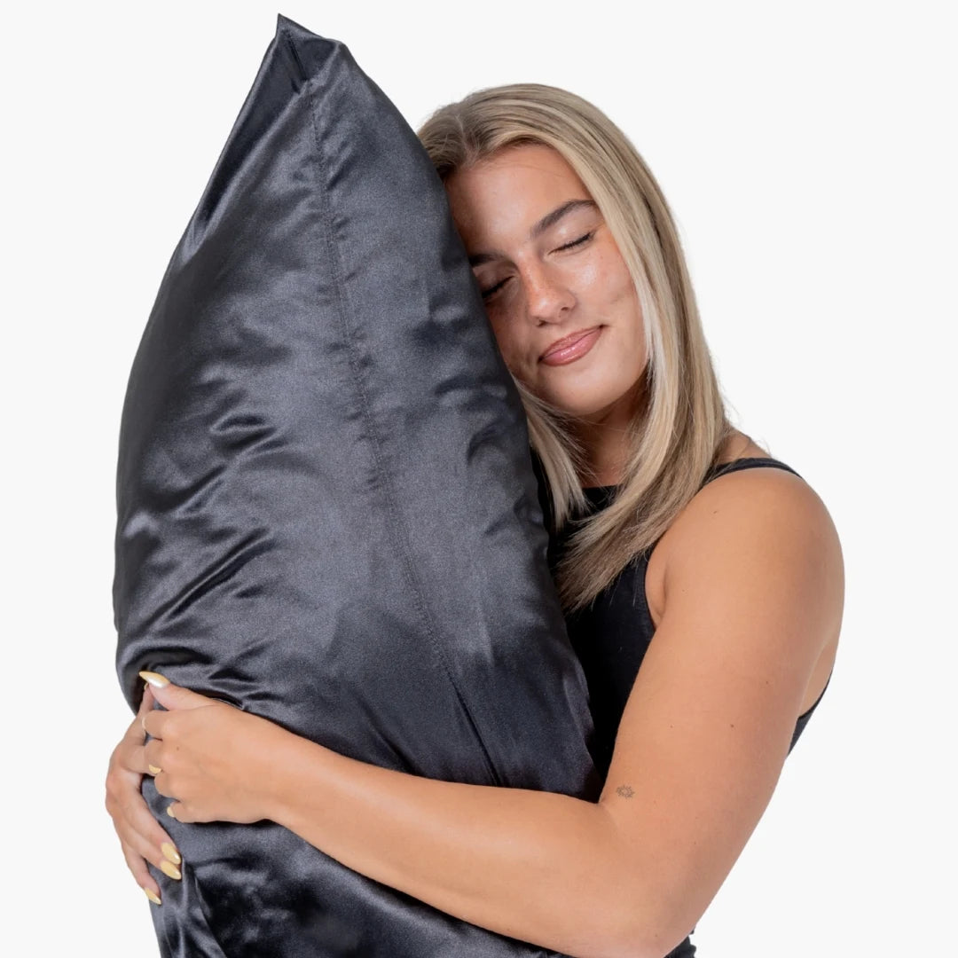 Satijnen kussensloop voor gezond haar en een zachte, gladde huid