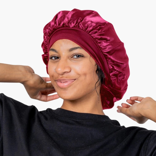Beyeza satijnen slaapmuts voorkomt pluizig haar en beschermt tegen klitten