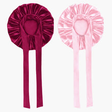 Bonnet met Striksluiting - Roze en Rood