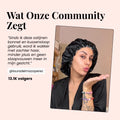 Beyeza satijnen slaapmuts set in zwart en lichtgroen.