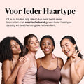 Luxe slaapmuts satijn met zachte elastische band blijft goed zitten.